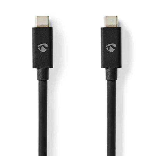 Εικόνα της Καλώδιο Nedis USB-C to USB-C 4.0 Gen 2x2 2m 240W Black CCGB66020BK20