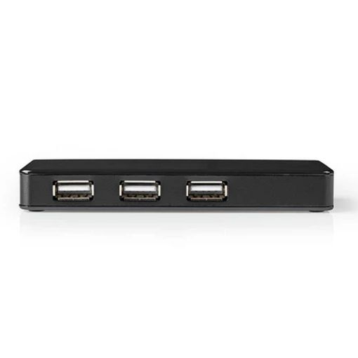 Εικόνα της USB Hub Nedis 7 Port USB-A 2.0 Black UHUBU2730BK