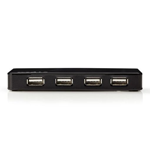 Εικόνα της USB Hub Nedis 7 Port USB-A 2.0 Black UHUBU2730BK