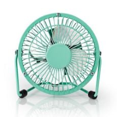 Εικόνα της Mini USB Fan Nedis USB-A Turquoise FNDK1TQ10