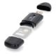 Εικόνα της Card Reader Nedis Portable USB 2.0 Black CRDRU2100BK