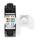 Εικόνα της Nedis CAT.6a Keystone RJ45 ABS Gold-Plated CCGB89710BK