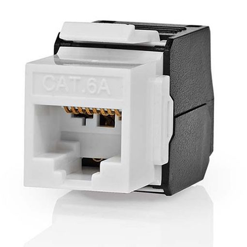 Εικόνα της Nedis CAT.6a Keystone RJ45 ABS Gold-Plated CCGB89710BK