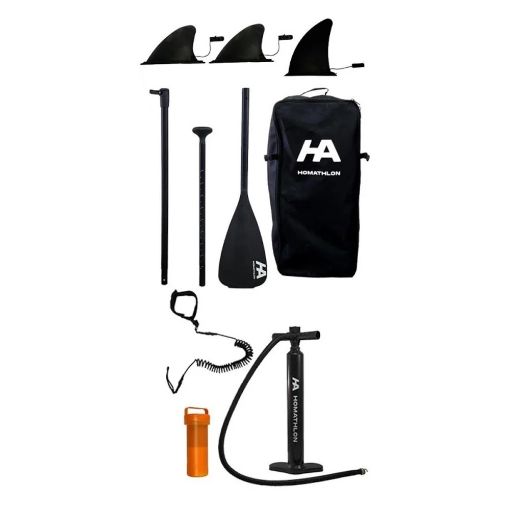 Εικόνα της Φουσκωτή Σανίδα SUP HomAthlon Mykonos 335x83x15cm Πορτοκαλί HA-700