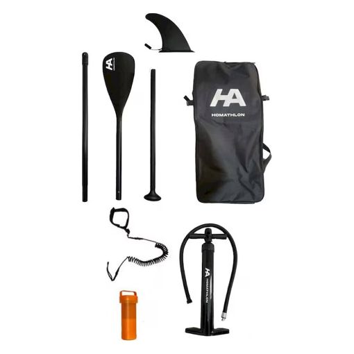 Εικόνα της Φουσκωτή Σανίδα SUP HomAthlon Ibiza 315x76x15cm Κόκκινη HA-25033