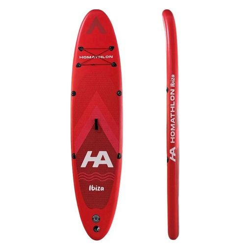 Εικόνα της Φουσκωτή Σανίδα SUP HomAthlon Ibiza 315x76x15cm Κόκκινη HA-25033