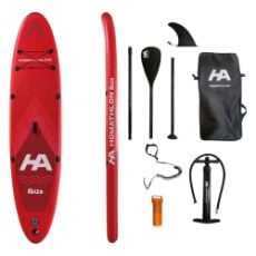 Εικόνα της Φουσκωτή Σανίδα SUP HomAthlon Ibiza 315x76x15cm Κόκκινη HA-25033