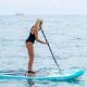 Εικόνα της Φουσκωτή Σανίδα SUP HomAthlon Malibu 305x76x15cm Βεραμάν/Λευκή HA-25031