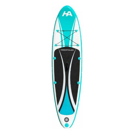 Εικόνα της Φουσκωτή Σανίδα SUP HomAthlon Malibu 305x76x15cm Βεραμάν/Λευκή HA-25031