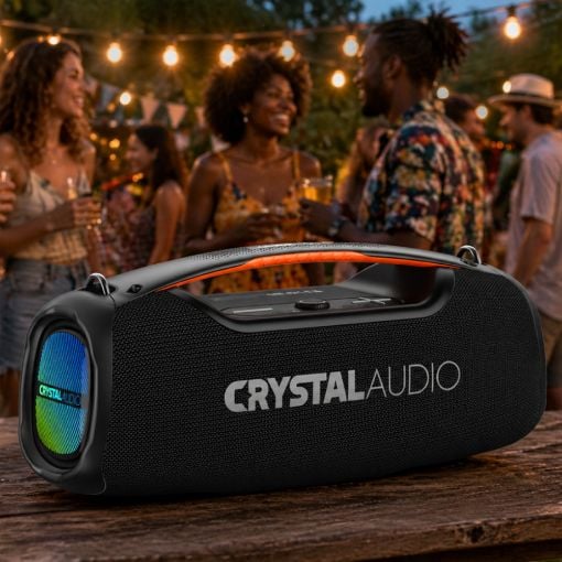 Εικόνα της Ηχείο Crystal Audio Groove 100 Bluetooth 100W Black