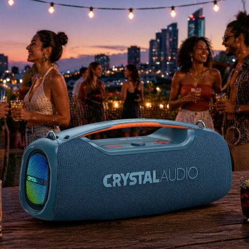 Εικόνα της Ηχείο Crystal Audio Groove 100 Bluetooth 100W Blue