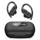 Εικόνα της Earphones Head Flex Hooks Bluetooth IPX7 Black HDTW03