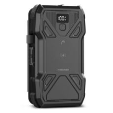 Εικόνα της Ηλιακό Power Bank Head 10000mAh USB-A/USB-C PD με Ασύρματη Φόρτιση 22.5W Black HDPB01