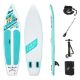 Εικόνα της Φουσκωτή Σανίδα SUP Bestway Hydro Force Aqua Glider 320 x 79 x 12 cm Μπλε/Λευκή 7036068018
