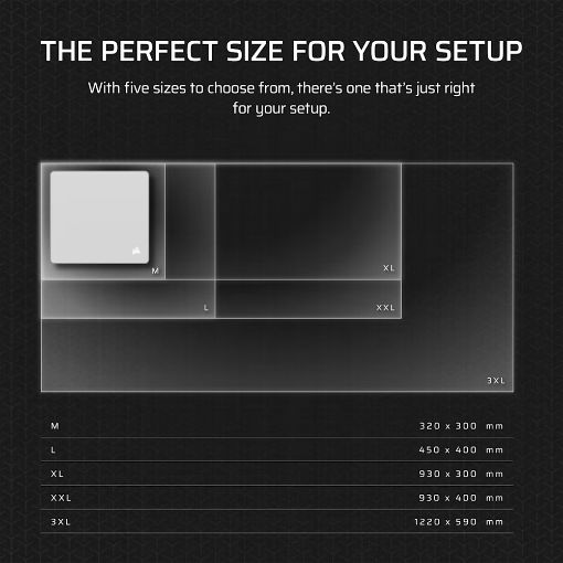 Εικόνα της Mouse Pad Corsair MM Anti-Fray 2XL Υφασμάτινο Gaming Black CH-941D070-WW