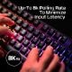 Εικόνα της Πληκτρολόγιο HyperX Origins 2 1800 RGB Hot-Swappable Linear Red Switches (US) Black B4QS4AA