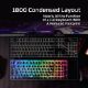 Εικόνα της Πληκτρολόγιο HyperX Origins 2 1800 RGB Hot-Swappable Linear Red Switches (US) Black B4QS4AA