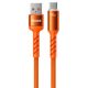 Εικόνα της Καλώδιο WK USB-A Male to USB-C Male 88W LED 1.2m Orange WDC-C13a