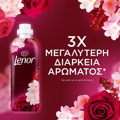 Εικόνα της Μαλακτικό Ρούχων Lenor Jasmine & Rose 87 Μεζούρες
