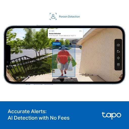Εικόνα της Video Doorbell Mini TP-Link Tapo D205 2K