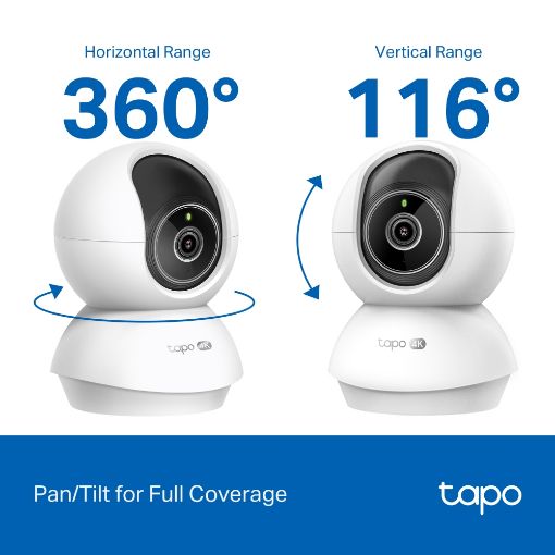 Εικόνα της Indoor Wireless IP Camera TP-Link Tapo C250 4K Pan/Tilt