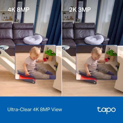 Εικόνα της Indoor Wireless IP Camera TP-Link Tapo C250 4K Pan/Tilt