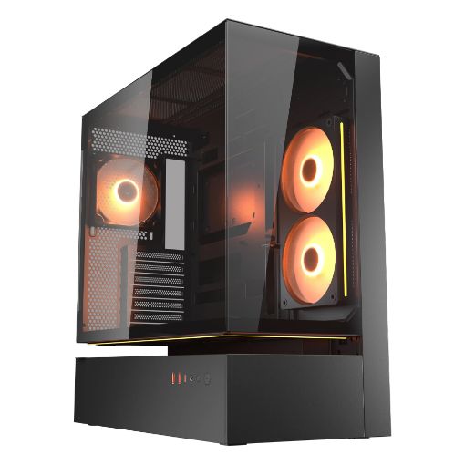 Εικόνα της Cougar CFV235 Mesh ARGB Tempered Glass Black 382DA40.0005