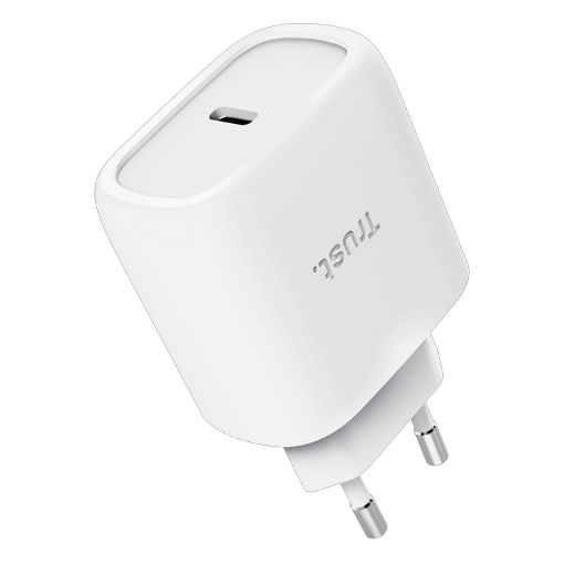 Εικόνα της Φορτιστής Trust Maxo GAN PD USB-C 45W με Καλώδιο White 25522