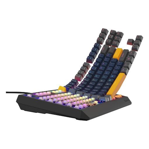 Εικόνα της Πληκτρολόγιο Genesis Thor 230 TKL RGB Hot-Swappable Panda Outemu Switches (US) Naval Blue Positive NKG-2163