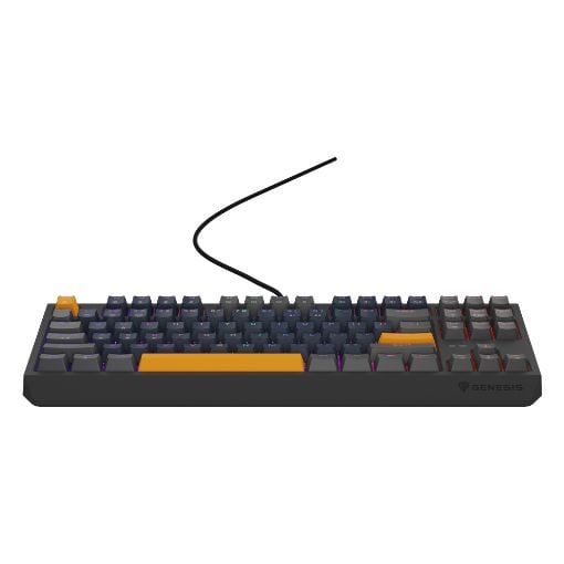 Εικόνα της Πληκτρολόγιο Genesis Thor 230 TKL RGB Hot-Swappable Panda Outemu Switches (US) Naval Blue Positive NKG-2163