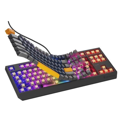 Εικόνα της Πληκτρολόγιο Genesis Thor 230 TKL RGB Hot-Swappable Panda Outemu Switches (US) Naval Blue Positive NKG-2163