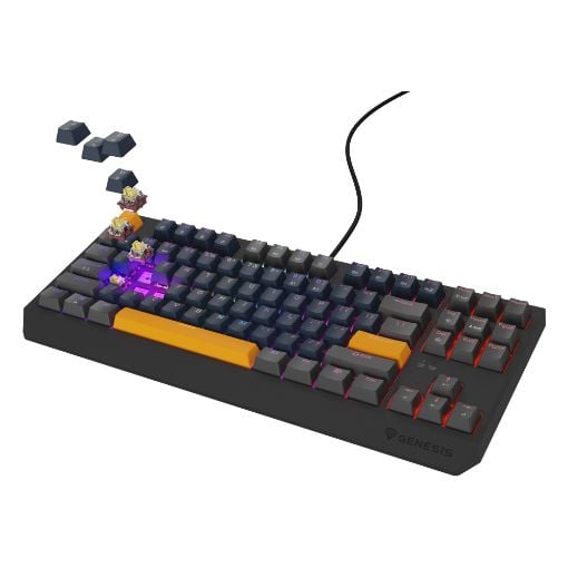 Εικόνα της Πληκτρολόγιο Genesis Thor 230 TKL RGB Hot-Swappable Panda Outemu Switches (US) Naval Blue Positive NKG-2163
