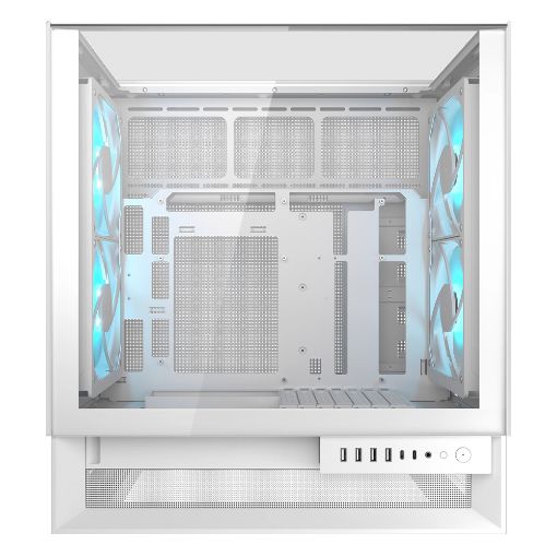 Εικόνα της Cougar Omny X Middle RGB Tempered Glass White 382WA30.0002