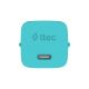Εικόνα της Φορτιστής TTEC GAN PD USB-C 45W με Καλώδιο 1.2m Neon Blue 2SCG45CNM