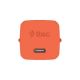 Εικόνα της Φορτιστής TTEC GAN PD USB-C 45W με Καλώδιο 1.2m Neon Orange 2SCG45CNT
