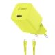 Εικόνα της Φορτιστής TTEC GAN PD USB-C 45W με Καλώδιο 1.2m Neon Yellow 2SCG45CNS