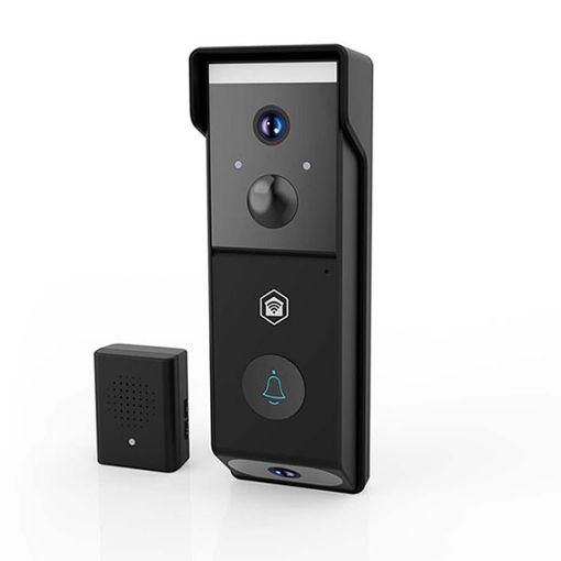 Εικόνα της Wireless Smart Doorbell Nedis SmartLife with Chime IP54 Black WIFICDP31BK