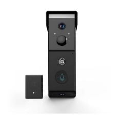 Εικόνα της Wireless Smart Doorbell Nedis SmartLife with Chime IP54 Black WIFICDP31BK