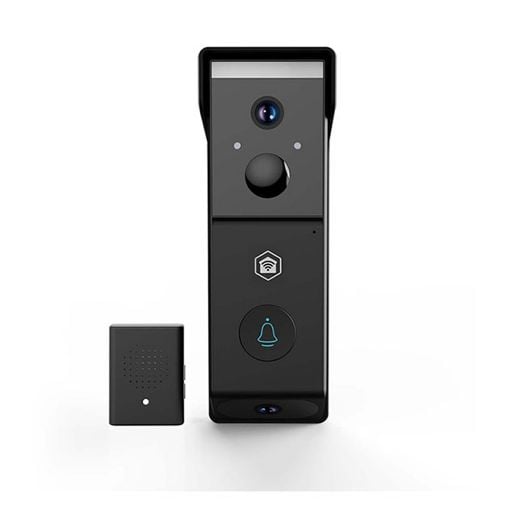 Εικόνα της Wireless Smart Doorbell Nedis SmartLife with Chime IP54 Black WIFICDP31BK
