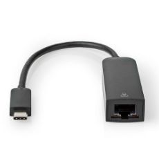 Εικόνα της Adapter Nedis USB-C Male to RJ45 Female 0.2m Black CCGB64960BK02