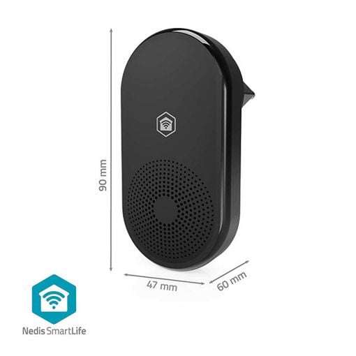 Εικόνα της SmartLife Chime Nedis for WIFICDP11BK / WIFICDP21BK / WIFICDP31BK Black WIFICDPC11CBK