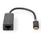 Εικόνα της Adapter Nedis USB-C Male to RJ45 Female 0.2m Anthracite CCBW64952AT02