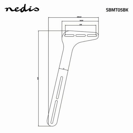 Εικόνα της Βάση Soundbar Nedis Mount Compatible Black SBMT05BK