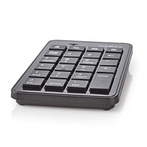 Εικόνα της Number Pad Nedis Wired Black KBNM100BK