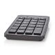 Εικόνα της Number Pad Nedis Wired Black KBNM100BK