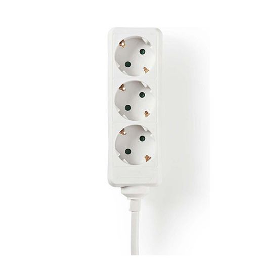 Εικόνα της Πολύπριζο Nedis 3 Θέσεων 1.5m White EXSO315F1WTB