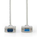 Εικόνα της Καλώδιο Επέκτασης Nedis 9-pin D-SUB Male to Female 5m Grey CCGL52010IV50