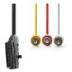 Εικόνα της Καλώδιο Nedis Scart to 3x RCA Male 1m Black CVGL31130BK10