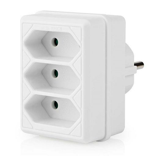 Εικόνα της Πολύπριζο Nedis 3 Θέσεων White PSSPL300C1WT