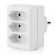 Εικόνα της Πολύπριζο Nedis 3 Θέσεων White PSSPL300C1WT